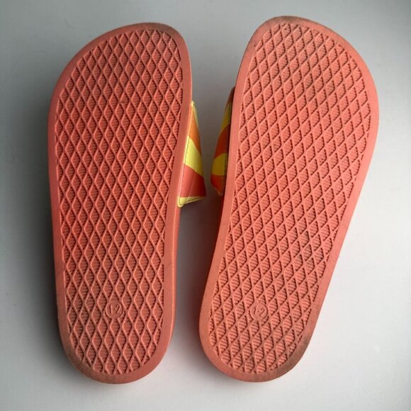 Old Navy Girls Pool Slide Sandals Sun Ray Coral Size 1-2 - Picture 7 of 7